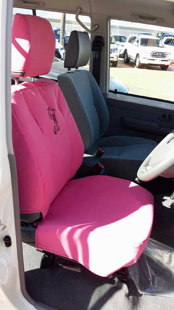 Tuffnuts canvas seat cover for toyota landcruiser
